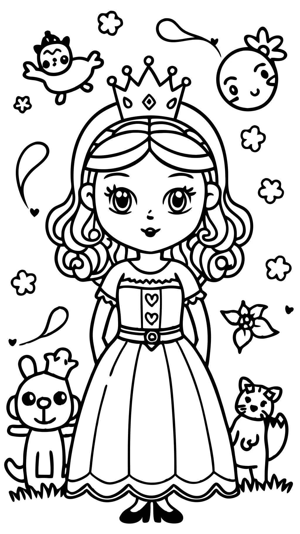 crayola princess coloring pages